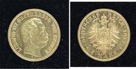 Hessen 5 Mark Gold Ludwig III. 1848-1877. -