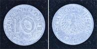 Alliierte Besetzung 10 Pfennig 1947 F Fast Stempelglanz 25,00 EUR  + 5,00 EUR frais d'envoi