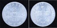 Weimarer Republik 3 Mark 1922 J Fast Stempelglanz 10,00 EUR  + 5,00 EUR frais d'envoi