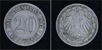 Kleinm&uuml;nzen 20 Pfennig 1892 E Sehr sch&ouml;n 75,00 EUR  + 7,00 EUR frais d'envoi