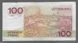 LUXEMBOURG/LËTZEBUERG. 100 Frang. (1986) Groussherzog JOHN. Grand Duc JEAN . Serie: A . TTB.