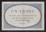FRANCE 1 Franc ND Kleine Nummer. N°000,083. Petit numéro. Beau TTB.