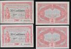 FRANCE 50 Centimes Chambre de Commerce : Handelskammer von: Dijon 4ème série N° 000,001 et 000,002 -