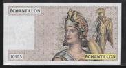 FRANCE (100 Francs) Échantillon, Testnote -ATHÉNA- . -