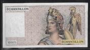 FRANCE (100 Francs) Échantillon, Testnote -ATHÉNA- 10103 . -