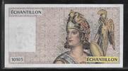 FRANCE (für 100Fr.) Échantillon, Testnote -ATHÉNA- 10103 . -