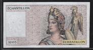 FRANCE (für 100Fr.) Échantillon, Testnote -ATHÉNA- 10103 . -