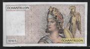 FRANCE (für 100Fr.) Échantillon, Testnote -ATHÉNA- 10103 . -
