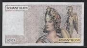 FRANCE (für 100Fr.) Échantillon, Testnote -ATHÉNA- 10103 . -