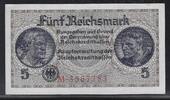 DEUTSCHLAND/ALLEMAGNE. 5 Reichsmark. Reichskreditkassen. Serie: M . -
