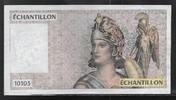 FRANCE . (Für, pour: 100 Francs Delacroix) TESTNOTE, ÉCHANTILLON . Nummer, numéro: 10103 . -