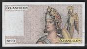 FRANCE . (Für, pour: 100 Francs Delacroix) TESTNOTE, ÉCHANTILLON . Nummer, numéro: 10103 . -