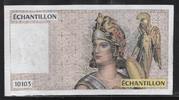FRANCE . (Für, pour: 100 Francs Delacroix) TESTNOTE, ÉCHANTILLON . Nummer, numéro: 10103 . -