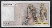 FRANCE . (Für, pour: 100 Francs Delacroix) TESTNOTE, ÉCHANTILLON . Nummer, numéro: 10103 . -