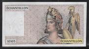 FRANCE . (Für, pour: 100 Francs Delacroix) TESTNOTE, ÉCHANTILLON . Nummer, numéro: 10103 . -