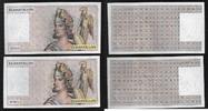FRANCE . (Für, pour: 100 Francs Delacroix) 2 TESTNOTE, 2 ÉCHANTILLON . Nummer, numéro: 10103 . -