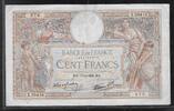 FRANCE . 100 Francs LOM. Alphabet: X.58416 . -