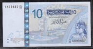 TUNISIE 10 DINARS Serie: D/22 . -