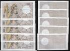 FRANCE . Geeignet für, pour 100 Francs Delacroix Échantillon, Testnote -ATHÉNA- 1250. 5 Exemplaires . -