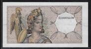 FRANCE . Geeignet für, pour 100 Francs Delacroix Échantillon, Testnote -ATHÉNA- sans numéro, ohne Nummer . -