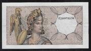 FRANCE . Geeignet für, pour 100 Francs Delacroix Échantillon, Testnote -ATHÉNA- sans numéro, ohne Nummer . -
