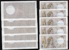 FRANCE . Geeignet für, pour 100 Francs Delacroix Échantillon, Testnote -ATHÉNA- 1250. 5 Exemplaires . -