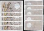 FRANCE . Geeignet für, pour 100 Francs Delacroix Échantillon, Testnote -ATHÉNA- 1250. 5 Exemplaires . -
