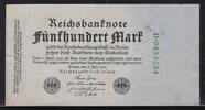 DEUTSCHLAND/ALLEMAGNE 500 Mark Serie: D . -