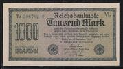 DEUTSCHLAND/ALLEMAGNE 1000 Mark .Premier 'e', le 'S' est fin. Erstes 'e', der S'ist dünn Serie: VL, Td . -