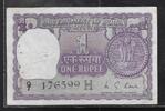 INDIA 1 Rupee Lettre H . Série:Q7 . -