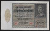 DEUTSCHLAND/ALLEMAGNE 10'000 Mark Jeune Homme d'après A. Dürer. Junger Mann nach A. Dürer. Serie: G. 210x124mm . -