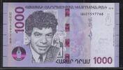 ARMENIA 1000 Dram PARUYR SEVAK. Poet, Poète . -