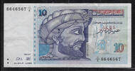TUNISIE/TUNISIA 10 Dinars . Série : D/6 . -