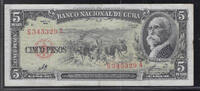 CUBA 5 Pesos Signé du 'CHE' Directeur de la Banco National de Cuba du **. Serie: S/A . -