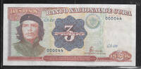 CUBA 3 Pesos Ernesto Rafael Guevara de la Serna dit ' LE CHE ' . Serie: CA-06. N° 000044. -