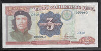 CUBA 3 Pesos Ernesto Rafael Guevara de la Serna dit ' LE CHE ' . Serie: CA-06. N° 000063. -