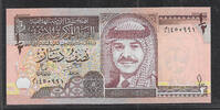 JORDAN/JORDANIE 1/2 Dinar Roi HUSSEIN . -