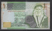 JORDAN/JORDANIE 1 Dinar Chérif Hussein Bin Ali . Sondernummer. Numéro special. -