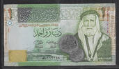 JORDAN/JORDANIE 1 Dinar Chérif Hussein Bin Ali . -