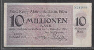 DEUTSCHLAND/ALLEMAGNE. ESSEN 10 Millionen Mark . F.Krupp -