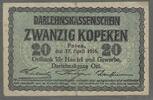 DEUTSCHLAND/ALLEMAGNE. 20 Kopeken DARLEHNSKASSENSCHEIN . Poznań, Posen . -