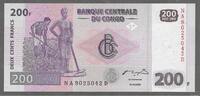 CONGO. (Banque Centrale). 200 Francs Serie: NA/D . -