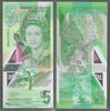 EASTERN CARIBBEAN. (Central Bank) 5 Dollars. REINE ÉLISABETH II . Serie: CX . -