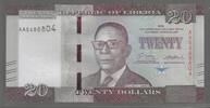 LIBERIA. 20 Dollars. Serie: AA . -