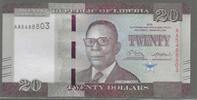 LIBERIA. 20 Dollars. Serie: AA . -