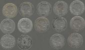 SVIZRA, SVIZZERA, SUISSE, SCHWEIZ. 5 Rappen. 12 Monnaies plus 2. Pas de doublons. Keine Duplikate . -