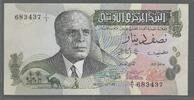 TUNISIE/TUNISIA. 1/2 Dinar. Président Habib Ben Ali Bourguiba . 1ER Président . Serie: A/1 . -