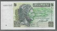 TUNISIE/TUNISIA. 5 Dinars. Général HANNIBAL: 1. Serie. C/1 . -