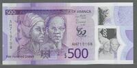 JAMAICA/JAMAÏQUE. 500 Dollars. Serie: AH. Polymer . -