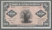 AOF. AFRIQUE OCCIDENTALE FRANÇAISE. 100 Francs. Serie: B127 . -